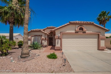 Step into this lovely 2-bedroom, 2-bath home nestled in the on Coyote Lakes Golf Club in Arizona - for sale on GolfHomes.com, golf home, golf lot