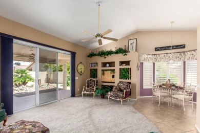 Step into this lovely 2-bedroom, 2-bath home nestled in the on Coyote Lakes Golf Club in Arizona - for sale on GolfHomes.com, golf home, golf lot