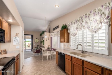 Step into this lovely 2-bedroom, 2-bath home nestled in the on Coyote Lakes Golf Club in Arizona - for sale on GolfHomes.com, golf home, golf lot