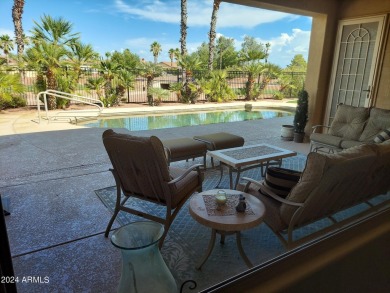 This Luxury Home features a Formal Great Room with clear views on Corte Bella Golf Club in Arizona - for sale on GolfHomes.com, golf home, golf lot