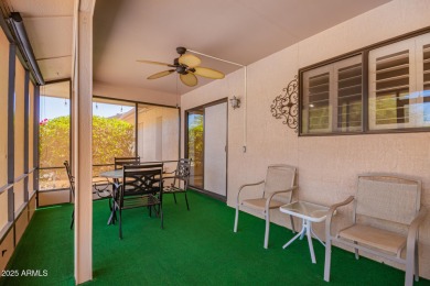 Experience this 2-bedroom retreat in the 55+ community of Sun on Grandview Golf Course in Arizona - for sale on GolfHomes.com, golf home, golf lot