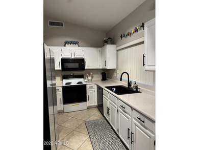 Beautiful 2-bedroom, 2-bath Corner Casita located in Sun Village on Sun Village Golf Course in Arizona - for sale on GolfHomes.com, golf home, golf lot