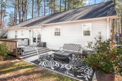 Beautiful 3 Bed/2 Bath one story home nestled in the woods of a on Carolina Trace Country Club in North Carolina - for sale on GolfHomes.com, golf home, golf lot