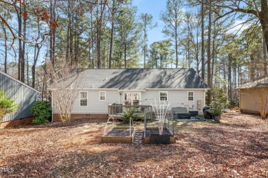 Beautiful 3 Bed/2 Bath one story home nestled in the woods of a on Carolina Trace Country Club in North Carolina - for sale on GolfHomes.com, golf home, golf lot