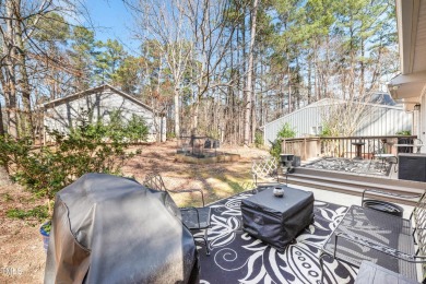 Beautiful 3 Bed/2 Bath one story home nestled in the woods of a on Carolina Trace Country Club in North Carolina - for sale on GolfHomes.com, golf home, golf lot