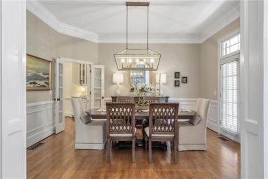 Southern-Inspired Cape Cod Estate on the 15th Hole in Gated on Alpharetta Athletic Club East in Georgia - for sale on GolfHomes.com, golf home, golf lot