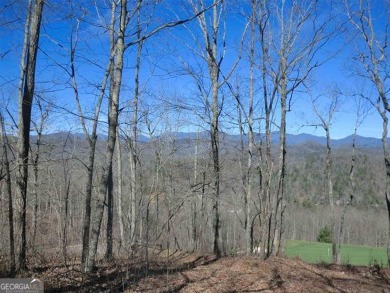 There are amazing views of layered mountains to the east and on Waterfall Country Club in Georgia - for sale on GolfHomes.com, golf home, golf lot