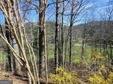 There are amazing views of layered mountains to the east and on Waterfall Country Club in Georgia - for sale on GolfHomes.com, golf home, golf lot