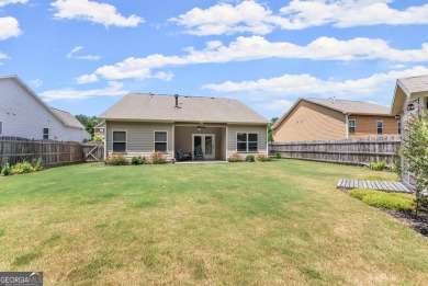 Charming Ranch in Great Location with fabulous level fenced in on Chicopee Woods Golf Course in Georgia - for sale on GolfHomes.com, golf home, golf lot