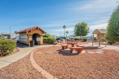 Discover this charming 2-bedroom, 2-bath, plus den, nestled in on Sundance Golf Club in Arizona - for sale on GolfHomes.com, golf home, golf lot