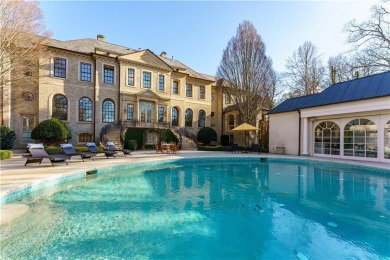 *Evergreen* Estate  is set on a ridge-top lot above the city in on Bobby Jones Golf Club in Georgia - for sale on GolfHomes.com, golf home, golf lot