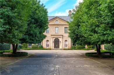 *Evergreen* Estate  is set on a ridge-top lot above the city in on Bobby Jones Golf Club in Georgia - for sale on GolfHomes.com, golf home, golf lot