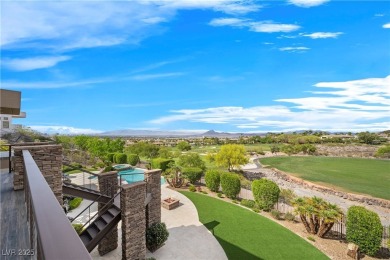 Frank Lloyd Wright-inspired masterpiece in exclusive guard-gated on Dragon Ridge Country Club in Nevada - for sale on GolfHomes.com, golf home, golf lot