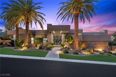 Frank Lloyd Wright-inspired masterpiece in exclusive guard-gated on Dragon Ridge Country Club in Nevada - for sale on GolfHomes.com, golf home, golf lot