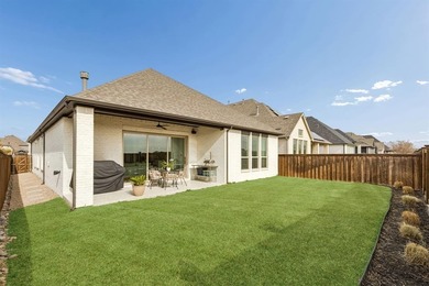 This stunning home features high end finishes, built by Britton on The Tribute At the Colony in Texas - for sale on GolfHomes.com, golf home, golf lot