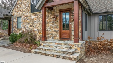 Built in 2023, this exceptional mountain retreat is nestled on a on The Cliffs at Glassy Golf and Country Club in South Carolina - for sale on GolfHomes.com, golf home, golf lot