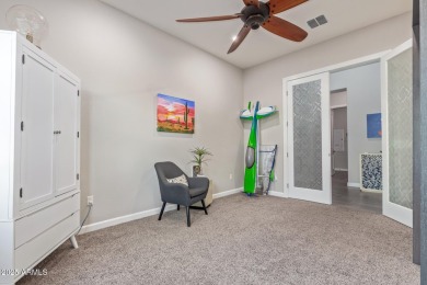 Discover this beautifully upgraded home in the highly on Verrado Golf Club - Victory in Arizona - for sale on GolfHomes.com, golf home, golf lot