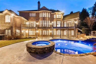 Stunning elegance overlooking the 14th green in gated White on White Columns Country Club in Georgia - for sale on GolfHomes.com, golf home, golf lot