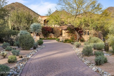 Introducing an exceptional Mediterranean-inspired residence by on The Country Club At DC Ranch in Arizona - for sale on GolfHomes.com, golf home, golf lot