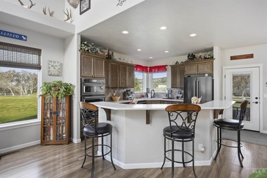 Golf course living with a massive RV garage and breathtaking on Clear Lake Country Club in Idaho - for sale on GolfHomes.com, golf home, golf lot