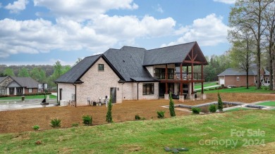 Check out this gorgeous custom built home at Brushy Mountain on Brushy Mountain Golf Course in North Carolina - for sale on GolfHomes.com, golf home, golf lot