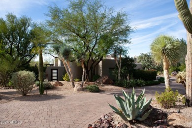 Immediate Golf Club membership at closing. This artfully on Desert Highlands Golf Club in Arizona - for sale on GolfHomes.com, golf home, golf lot