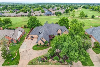 Welcome to a refined residence nestled on the prestigious west on Oak Tree National Golf and Country Club in Oklahoma - for sale on GolfHomes.com, golf home, golf lot