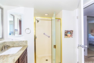Gorgeous, FULLY REMODELED 6th floor unit features lovely ocean on Makaha Valley Country Club in Hawaii - for sale on GolfHomes.com, golf home, golf lot