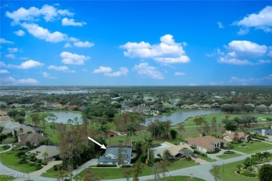 Truly a spectacular home on the 18th hole of the Long Mean Golf on Fiddlesticks Country Club in Florida - for sale on GolfHomes.com, golf home, golf lot