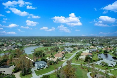 Truly a spectacular home on the 18th hole of the Long Mean Golf on Fiddlesticks Country Club in Florida - for sale on GolfHomes.com, golf home, golf lot