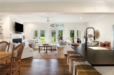 Imagine living in this fabulous coastal farmhouse inspired on Haig Point Golf Club in South Carolina - for sale on GolfHomes.com, golf home, golf lot