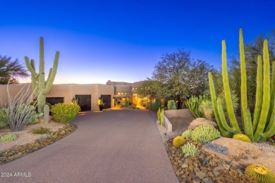 Nestled within the exclusive gated community of Windy Walk on Troon Country Club in Arizona - for sale on GolfHomes.com, golf home, golf lot