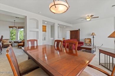 Discover elevated desert living in this gently lived-in on Las Sendas Golf Club in Arizona - for sale on GolfHomes.com, golf home, golf lot