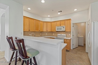 Discover elevated desert living in this gently lived-in on Las Sendas Golf Club in Arizona - for sale on GolfHomes.com, golf home, golf lot