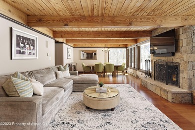 Just a few minutes west of town, sits this peaceful top floor on Maroon Creek Club in Colorado - for sale on GolfHomes.com, golf home, golf lot