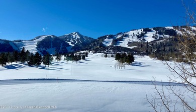Just a few minutes west of town, sits this peaceful top floor on Maroon Creek Club in Colorado - for sale on GolfHomes.com, golf home, golf lot
