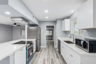 A gorgeous remodeled 3 bed, 2 bath townhouse on a golf course in on Sun City Country Club in Arizona - for sale on GolfHomes.com, golf home, golf lot