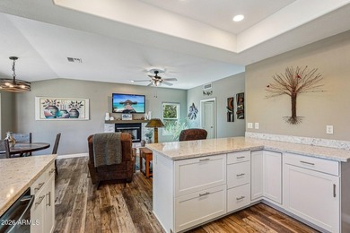 This beautifully updated Cromwell model has upgrades throughout on Trail Ridge Golf Course in Arizona - for sale on GolfHomes.com, golf home, golf lot