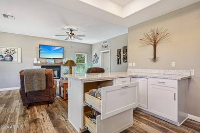 This beautifully updated Cromwell model has upgrades throughout on Trail Ridge Golf Course in Arizona - for sale on GolfHomes.com, golf home, golf lot