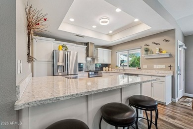 This beautifully updated Cromwell model has upgrades throughout on Trail Ridge Golf Course in Arizona - for sale on GolfHomes.com, golf home, golf lot