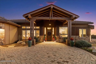 Views, golf, and luxury. Framed by iconic Granite Mountain views on Talking Rock Golf Club in Arizona - for sale on GolfHomes.com, golf home, golf lot