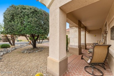 This Expanded Cameron Sits on a Large Corner Lot,Desirable Split on Desert Trails in Arizona - for sale on GolfHomes.com, golf home, golf lot