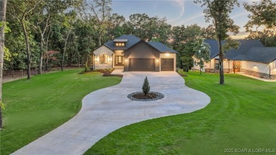 Stunning New Construction Reverse 1.5 Story Modern Farmhouse on The Club At Porto Cima in Missouri - for sale on GolfHomes.com, golf home, golf lot