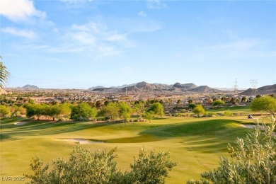 Elevated above the 4th hole in gated Sorrento at Lake Las Vegas on Reflection Bay Golf Club in Nevada - for sale on GolfHomes.com, golf home, golf lot