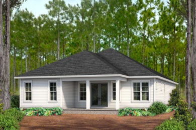 With the newly extended front porch, this enhanced Brady has all on Origins Golf Club in Florida - for sale on GolfHomes.com, golf home, golf lot