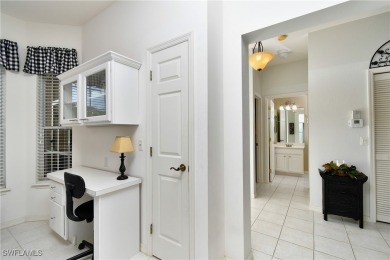 Turnkey twin villa with extended lanai overlooking the golf on Westminster Golf Club in Florida - for sale on GolfHomes.com, golf home, golf lot
