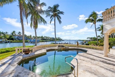 This 8,000-sq.-ft. Mediterranean masterpiece in exclusive on Sailfish Point Golf Club, Inc. in Florida - for sale on GolfHomes.com, golf home, golf lot