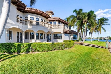 This 8,000-sq.-ft. Mediterranean masterpiece in exclusive on Sailfish Point Golf Club, Inc. in Florida - for sale on GolfHomes.com, golf home, golf lot