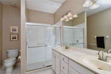 Turnkey twin villa with extended lanai overlooking the golf on Westminster Golf Club in Florida - for sale on GolfHomes.com, golf home, golf lot