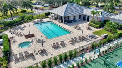 Turnkey twin villa with extended lanai overlooking the golf on Westminster Golf Club in Florida - for sale on GolfHomes.com, golf home, golf lot